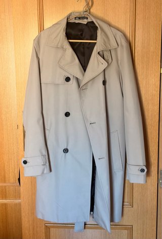 Gabardina Zara Beige Talla M