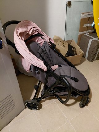 Silla de paseo rosa