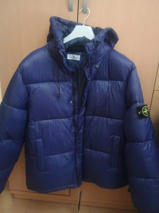 Chaqueta Stone Island Plumas Talla XL Azul