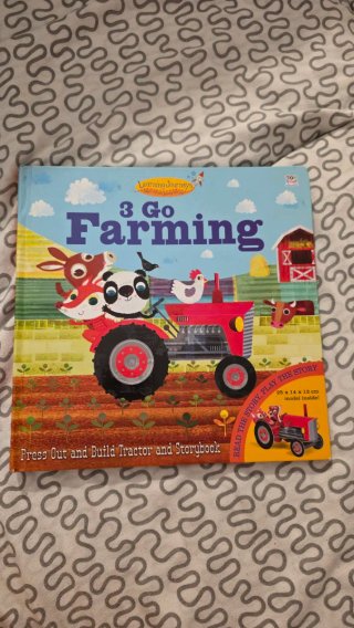 libro infantil en ingles  go farming