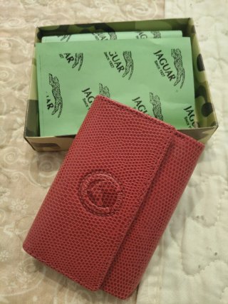 Cartera Jaguar Roja piel de Ubrique