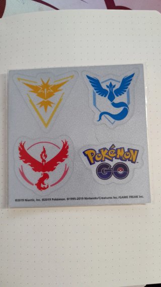 Adesivi Team Pokémon GO