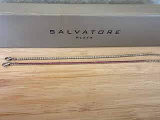 Pulseras Salvatore Plata Plata Ley 925