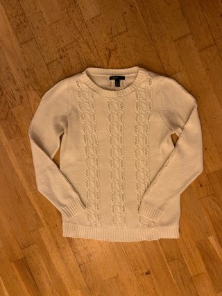 Delicado jersey de punto Mango beige talla M