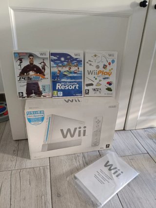 Consola Nintendo Wii con Juegos+convertidor HDMI