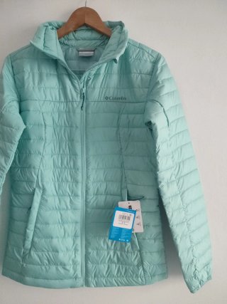 Plumas Columbia Turquesa Talla S