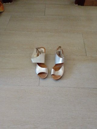 Sandalias Chamby Plateadas