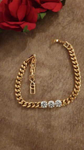 Pulsera Chapada en Oro 18k
