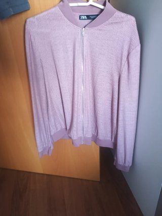 Chaqueta Rosa Zara Talla M