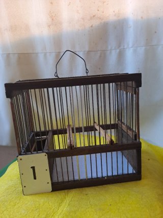 Jaula de madera modelo Domino