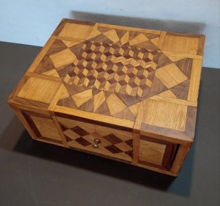Archivador con marquetería