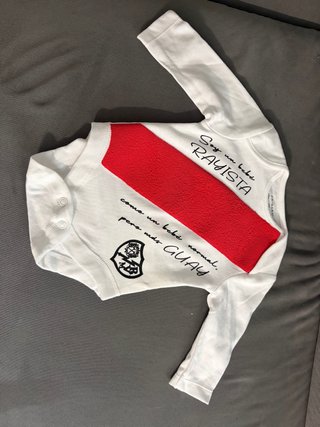 Body de bebé personalizado futbolero
