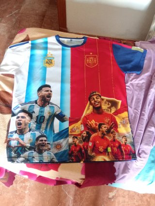 Camiseta Conmemorativa Mundial Fútbol