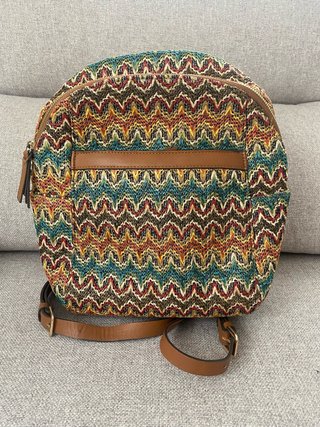 Mochila de rafia Parfois