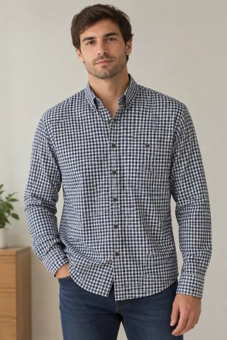 Lote de camisas de hombre a cuadros