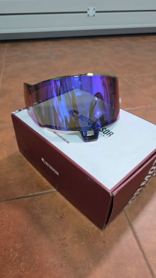 Cúpula (Visera) MOTORVISOR Purple Alpinestars R10