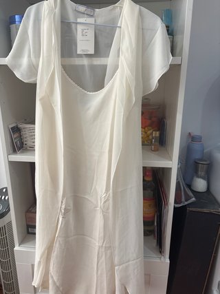 Lencería de mujer blanca dos piezas
