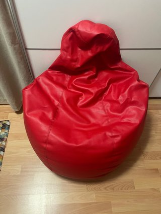 Pouf Sedile Rosso