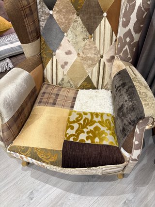 Sillón Patchwork Estilo Clásico