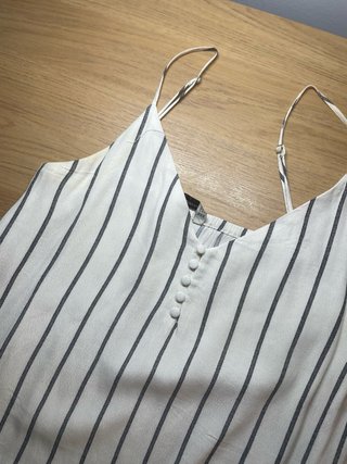 Blusa de tirantes a rayas