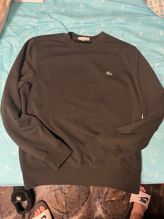Sudadera Lacoste Negra Talla M