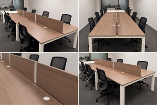 Mesa multipuesto de oficina – 6 puestos de trabajo