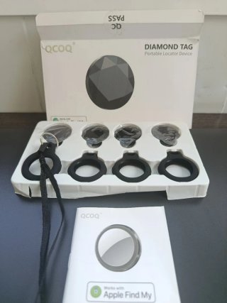 Confezione da 4 Localizzatori QCOQ Diamond Tag