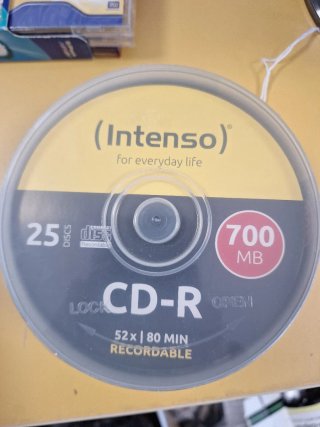 5 Tarrinas CD-R Intenso (125 Discos)