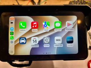 Pantalla CarPlay y Android Auto para Moto