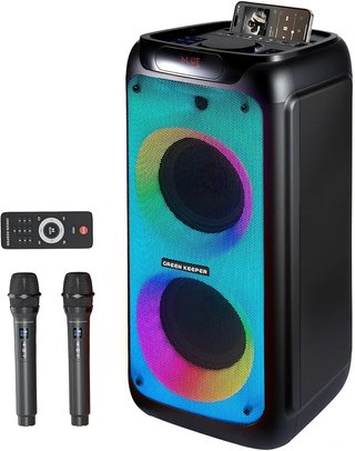 Altavoz Karaoke GKD80 con 2 Micrófonos