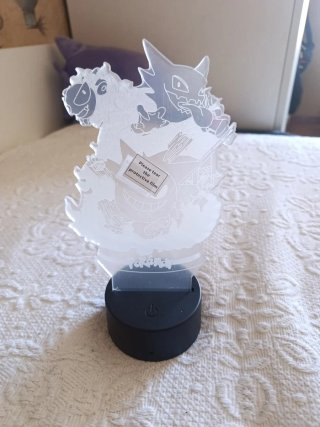 Lampada LED Gengar Pokémon