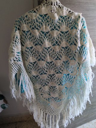 Toquilla crochet niña.