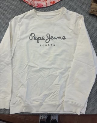 Sudadera Pepe Jeans Blanca