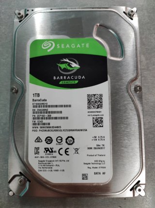 Disco Duro Seagate BarraCuda 1TB