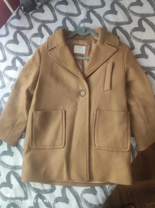Abrigo de paño Zara niña