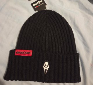 Gorro de lana negro Ghostface