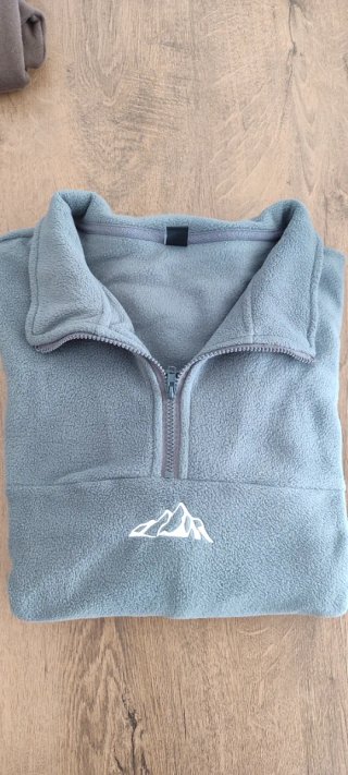 Sudadera Polar Gris Talla L