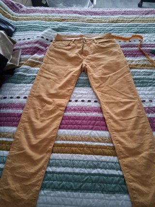 Pantalón elástico amarillo