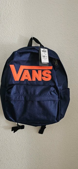 Mochila Vans Azul y Naranja