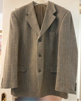 Americana Cuadros Verde El Corte Inglés Talla 54