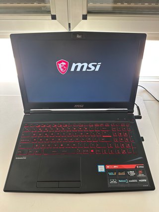 MSI GL63 8RC Intel Core i7-8750H/16GB/1TB+256GB