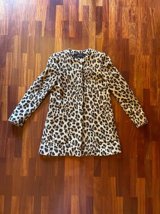 Chaqueta Zara Estampado Animal Talla S