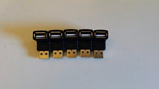 Set di 5 Adattatori USB a 90 gradi