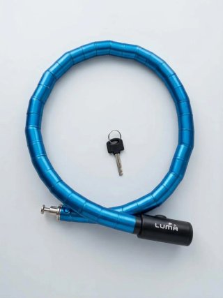 Candado antirrobo para moto LUMA azul metálico