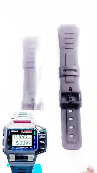 Casio CMD 10 20 30 17mm. Vintage correa.