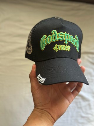 Gorra Godspeed Negra y Verde