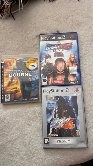 Lote 3 Videojuegos PS2 y PS3