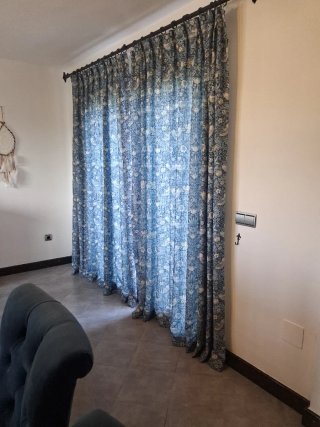 2 Juegos de Cortinas Estampadas 2,30 largo ×250 ha