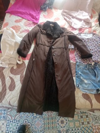 Abrigo Vintage Marrón Talla M