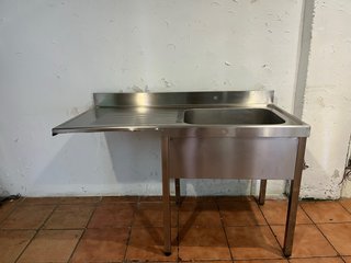 Fregadero Industrial de Acero Inoxidable